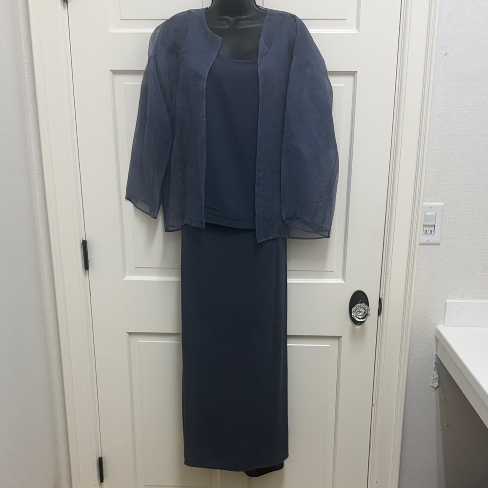 Eileen Fisher Elegant BlueGray Women's Skirt Set
